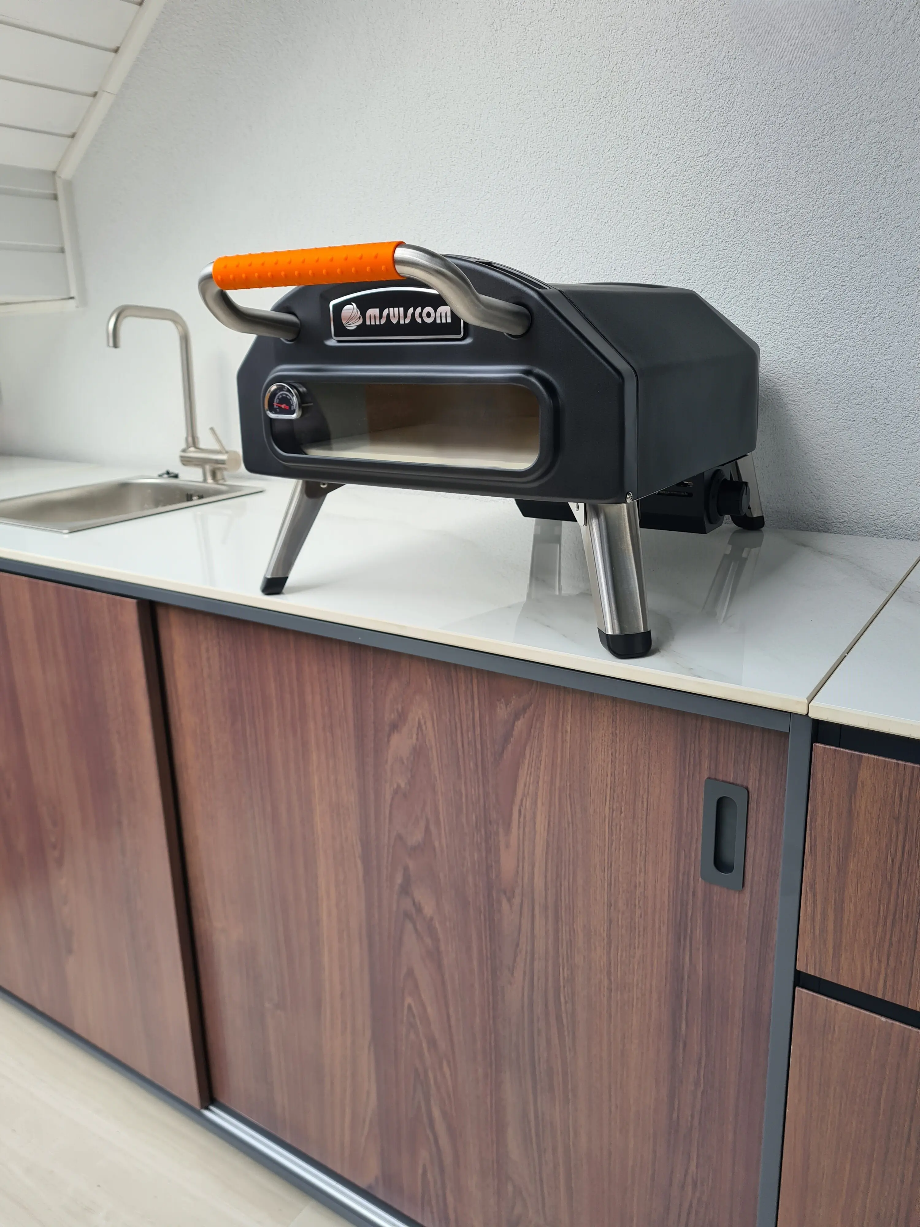 Bellano Living Gas Pizzaofen Outdoor inkl. 1 Brenner