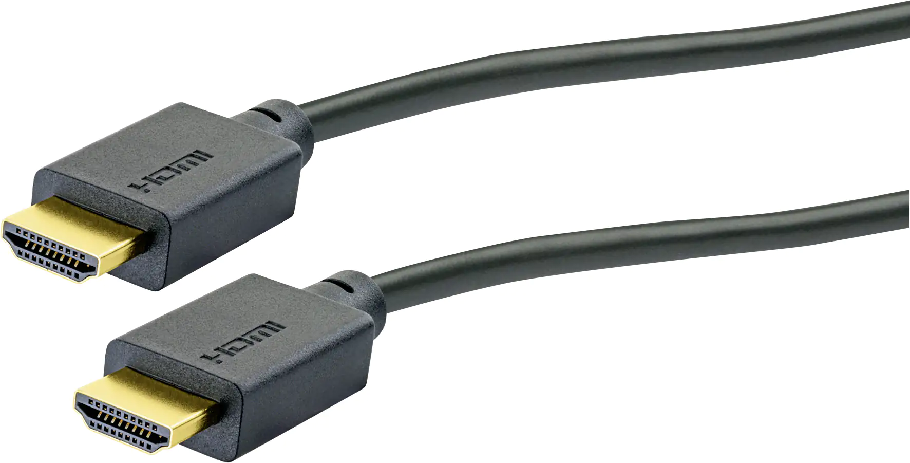 Schwaiger HDMI-Kabel 1,5 m HDMI zu HDMI, 48 Gbit/s, schwarz