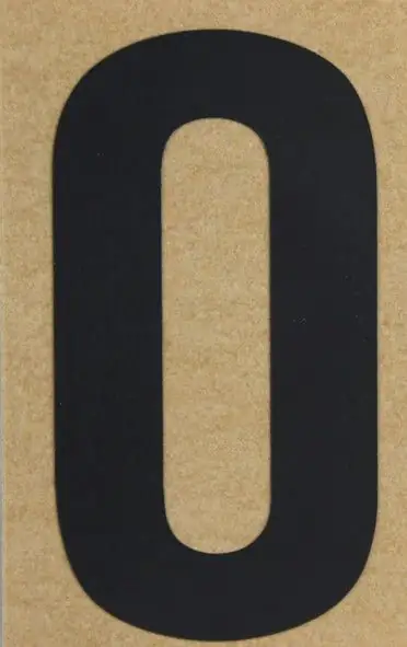 Conacord Klebebuchstabe "O" 55 x 50 mm