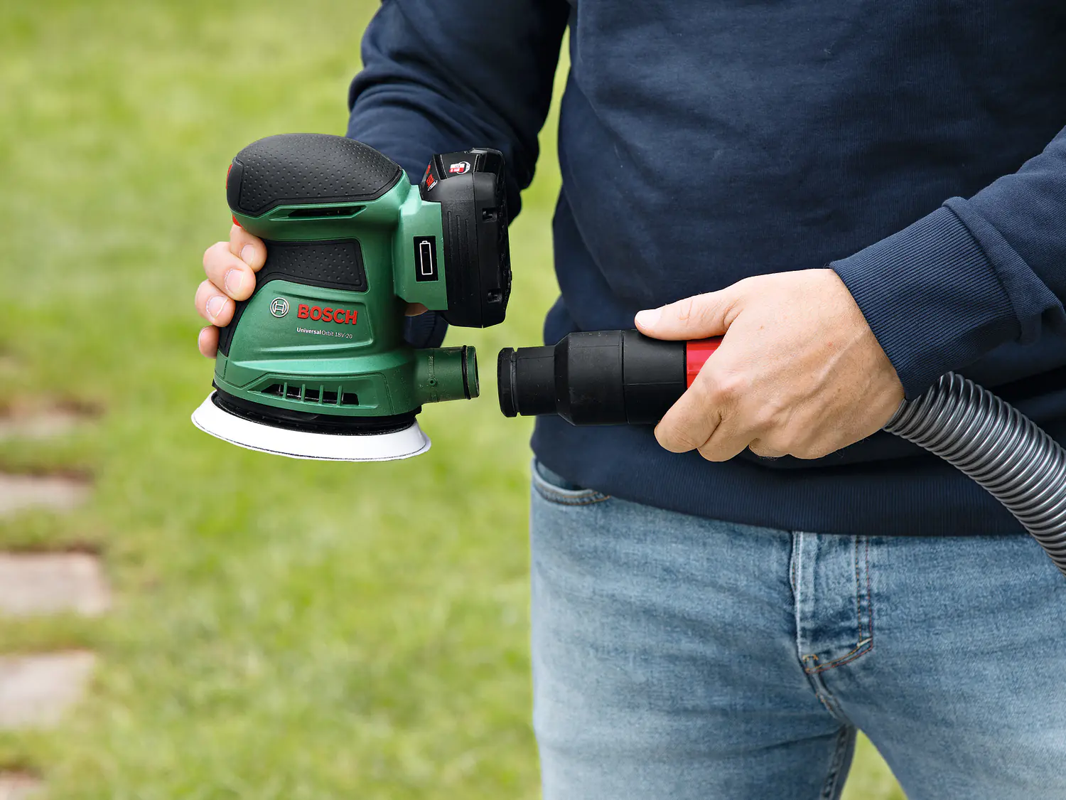 Bosch Akku-Exzenterschleifer UniversalOrbit 18V-20  Solo
