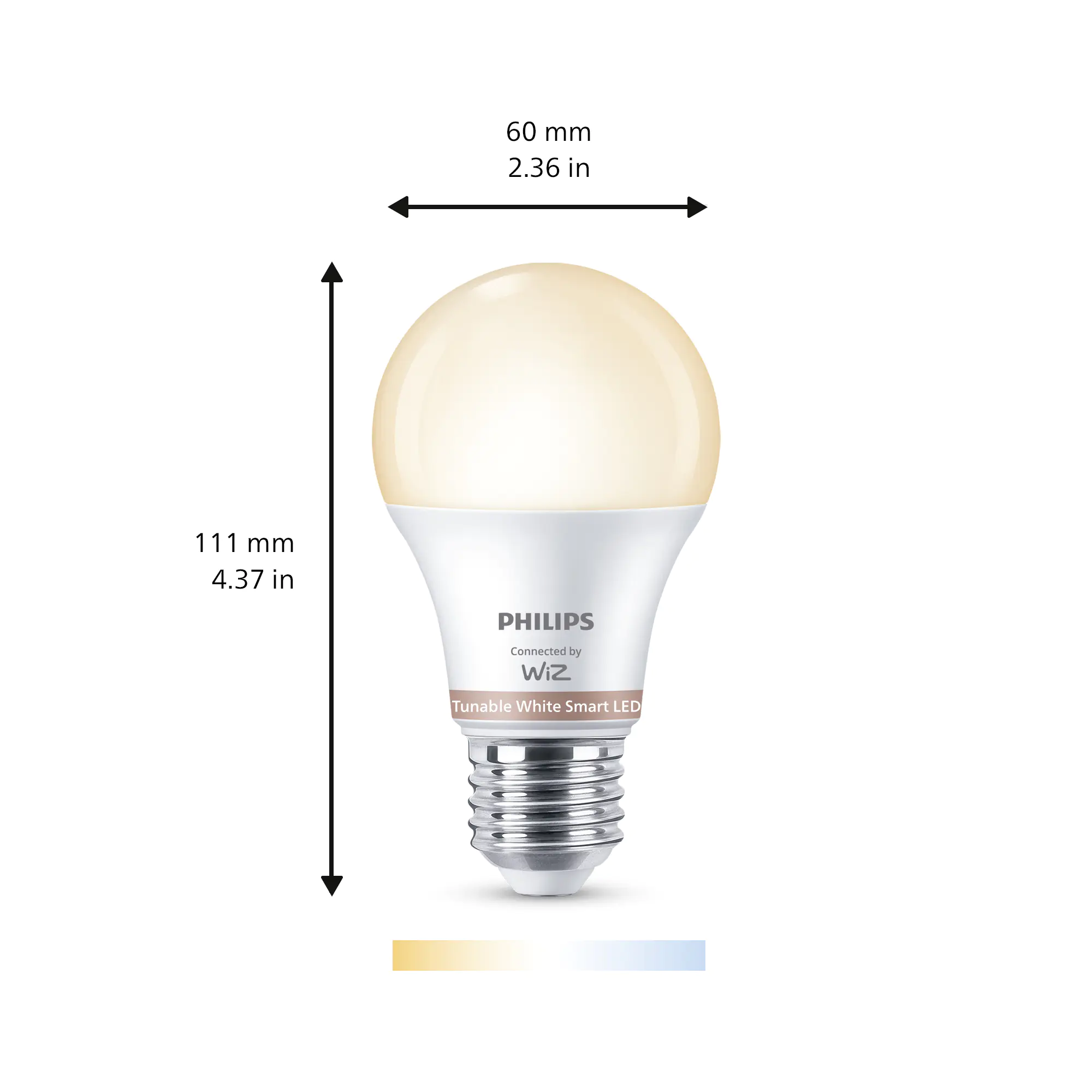 Philips LED Leuchtmittel Tropfenform Smart Wifi Dimmbar warmweiß-kühlweiß