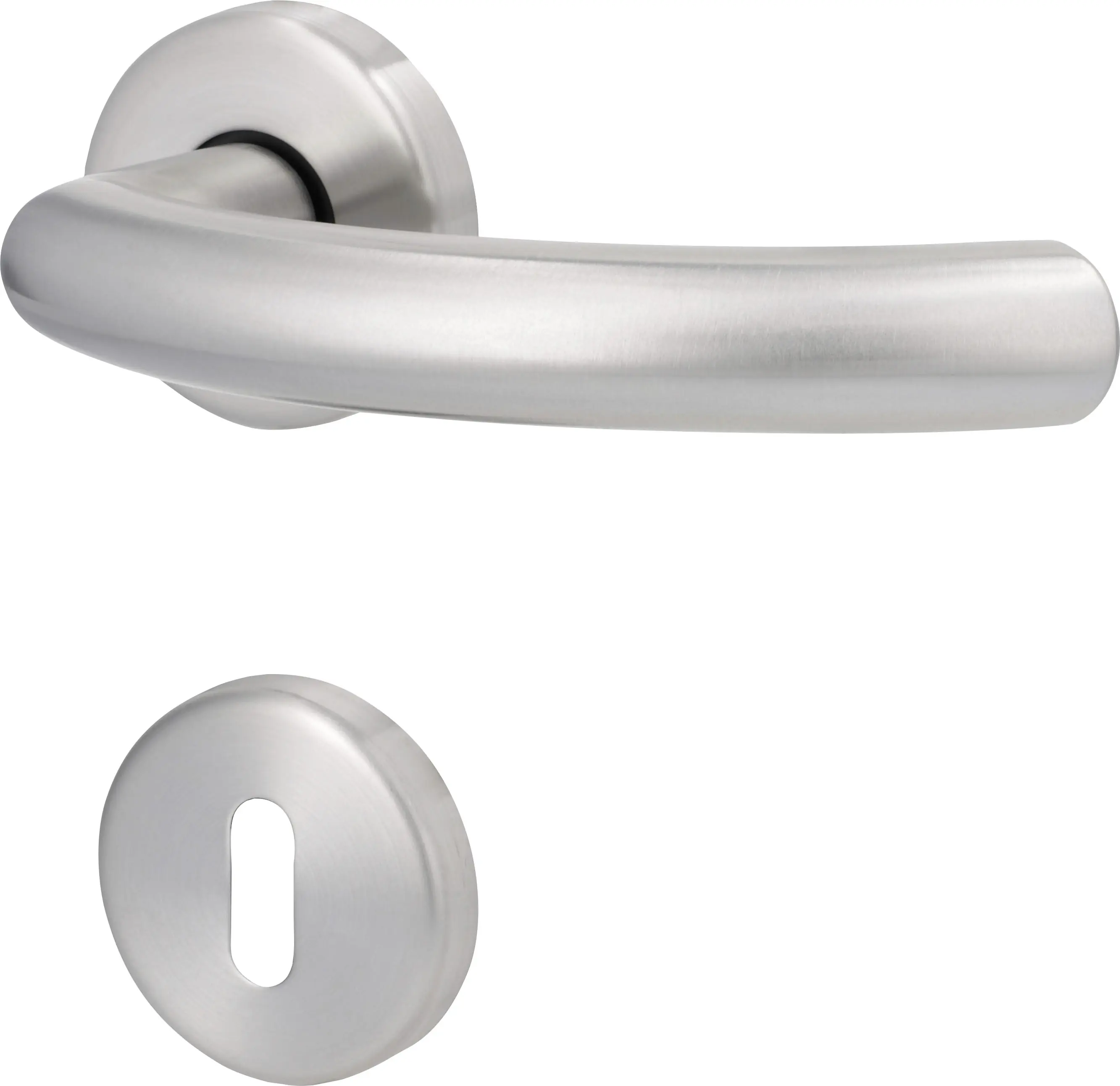 Südmetall Türgriff-Garnitur Rosette Jillian BB Edelstahl satiniert silber Ø 55 mm