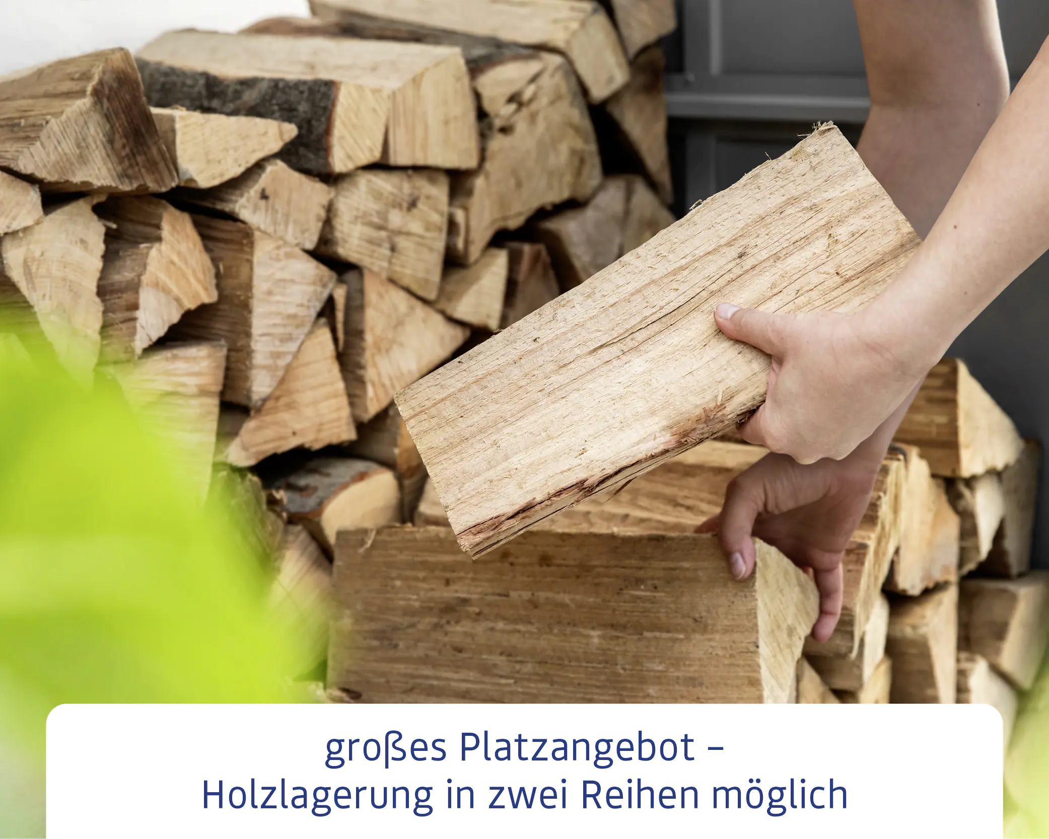 Ecostar Kaminholzregal Elegant-V Typ 2, anthrazitgrau, mit Verstrebung