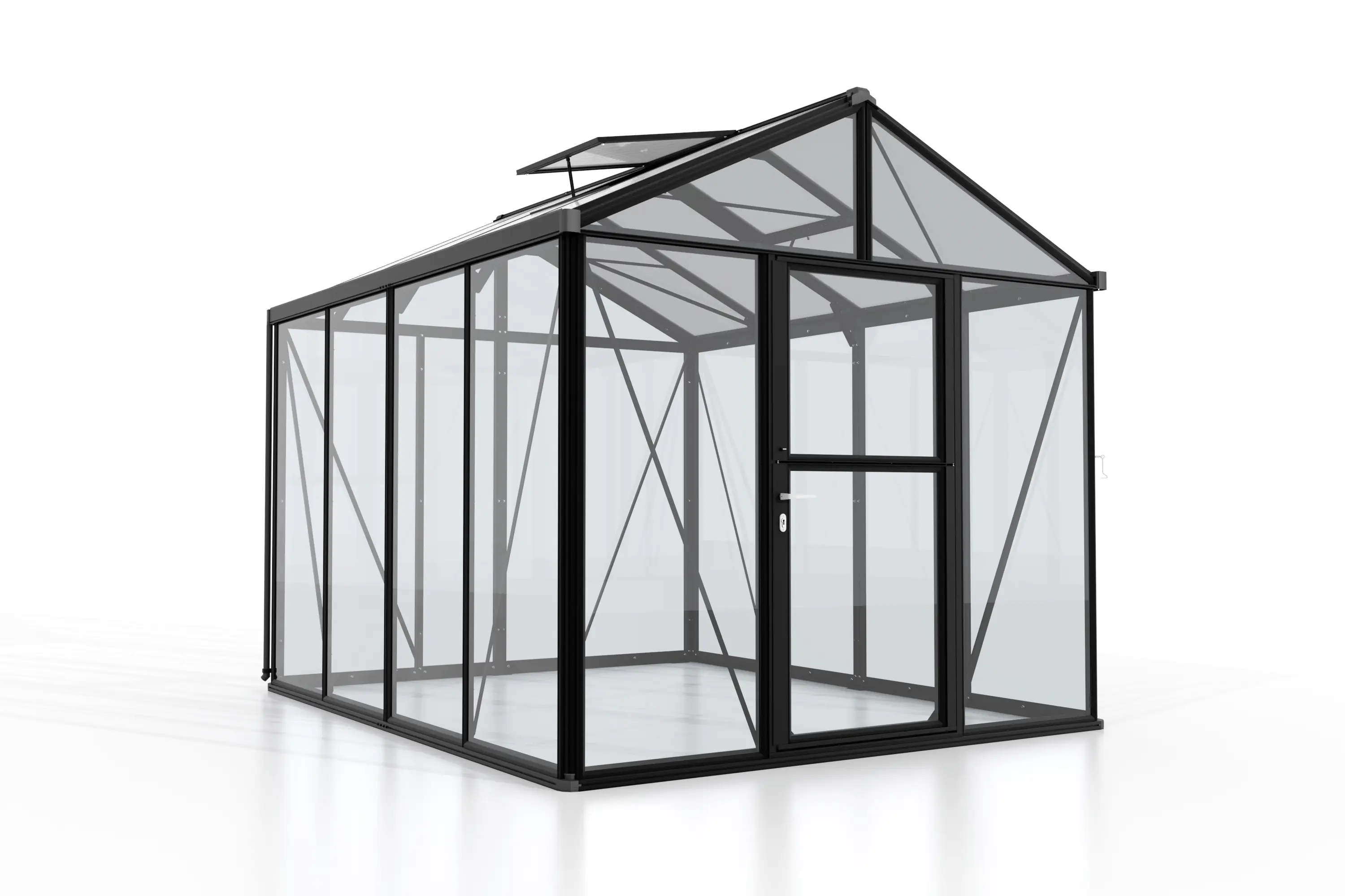 Vitavia Gewächshaus Zeus 8100 ESG 3 mm 256 x 314 cm