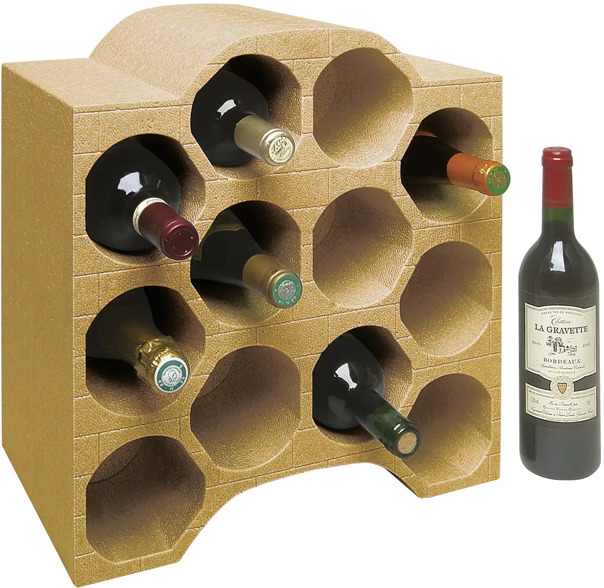 Climapor Weinregal 43 x 40 x 26 cm (L x B x H),