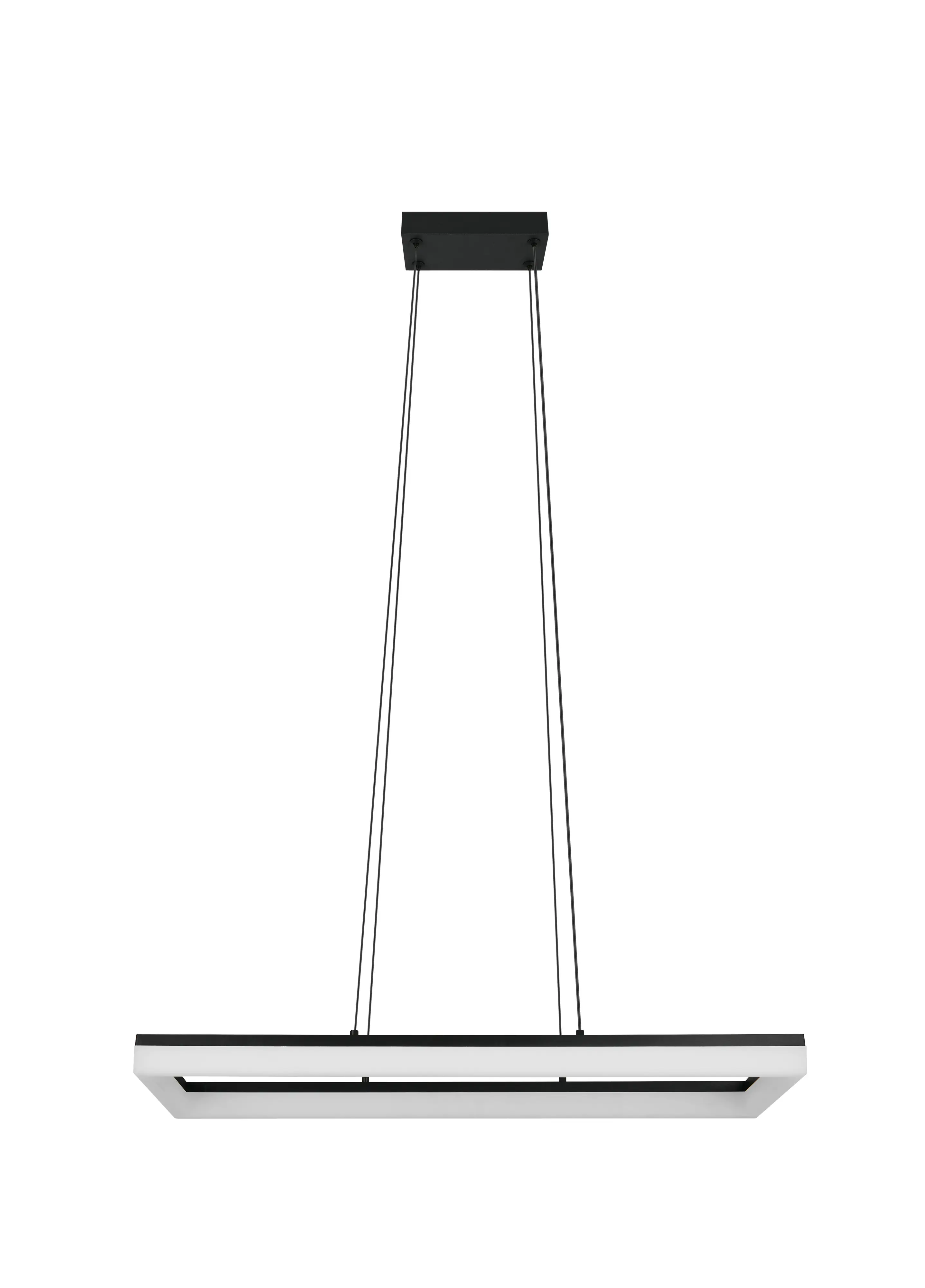 Reality LED Pendelleuchte Camino 150 cm schwarz matt 27 W warmweiß