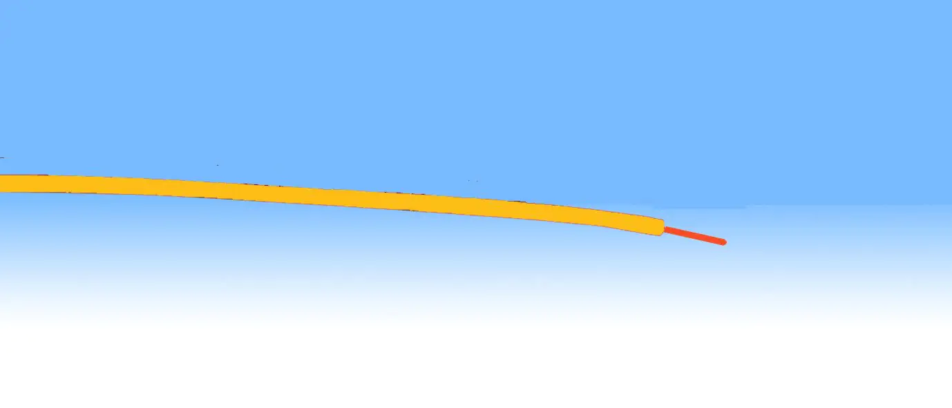 Klingeldraht YK 1 x 0,6 - 50 Meter, gelb