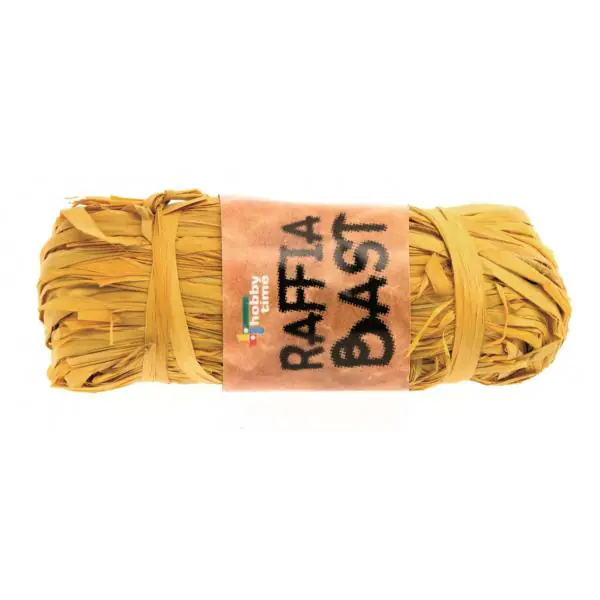 Glorex Raffia-Bast gelb, 50 g