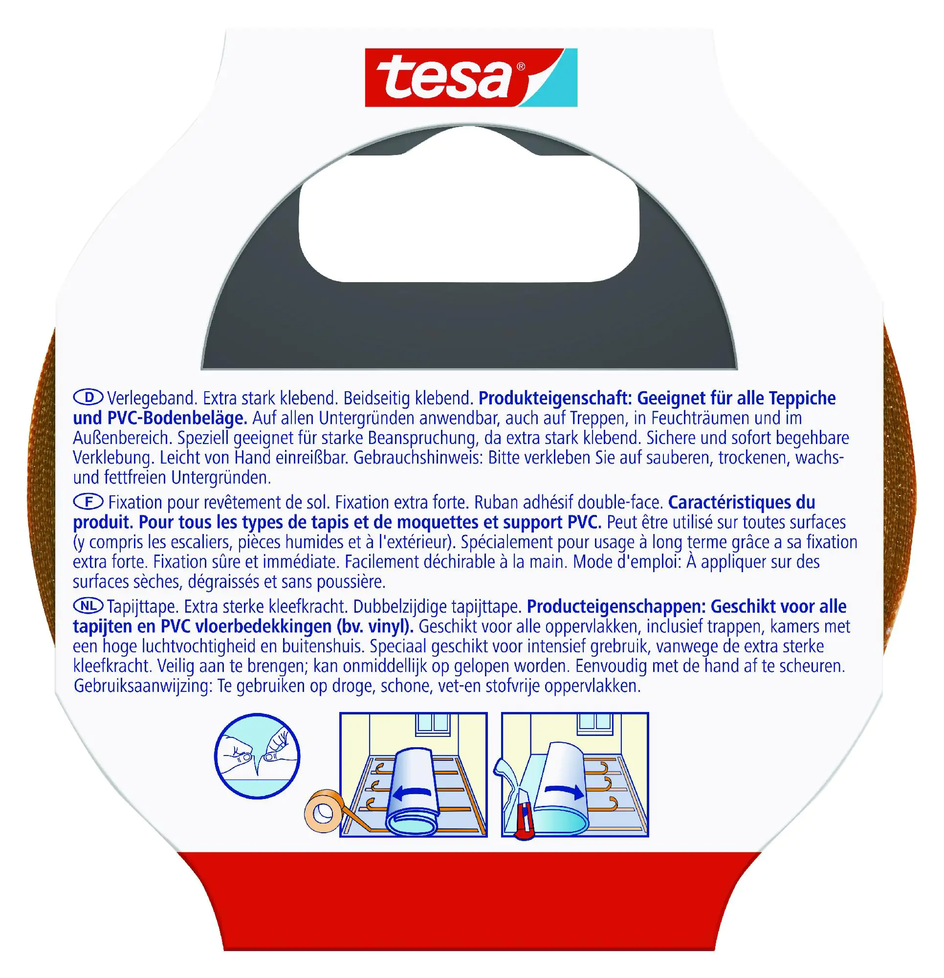 tesa Verlegeband 5 m x 50 mm
