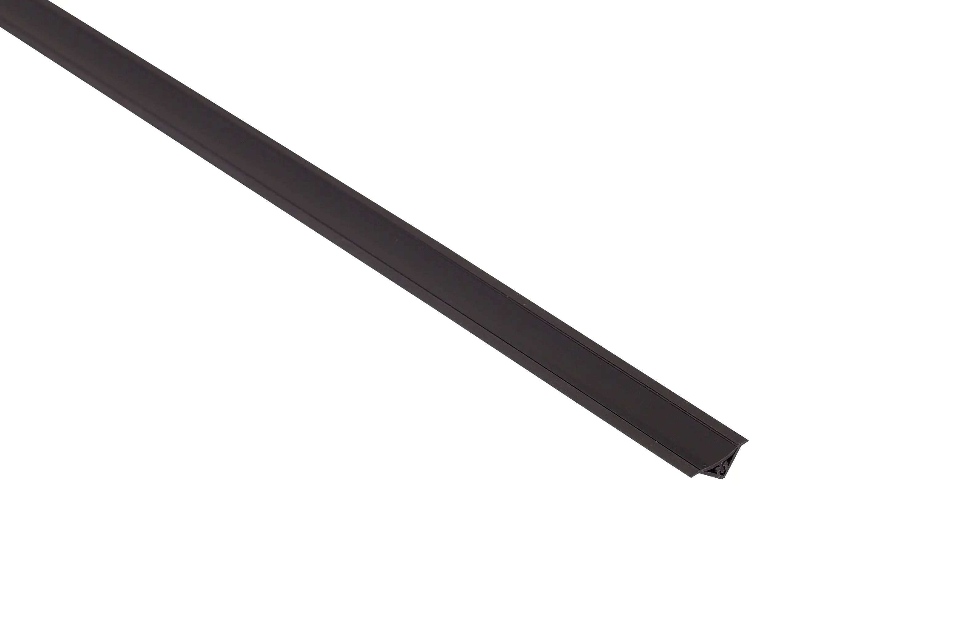 Primo Wandabschlußleiste 2600 x 14 x 14 mm, schwarz