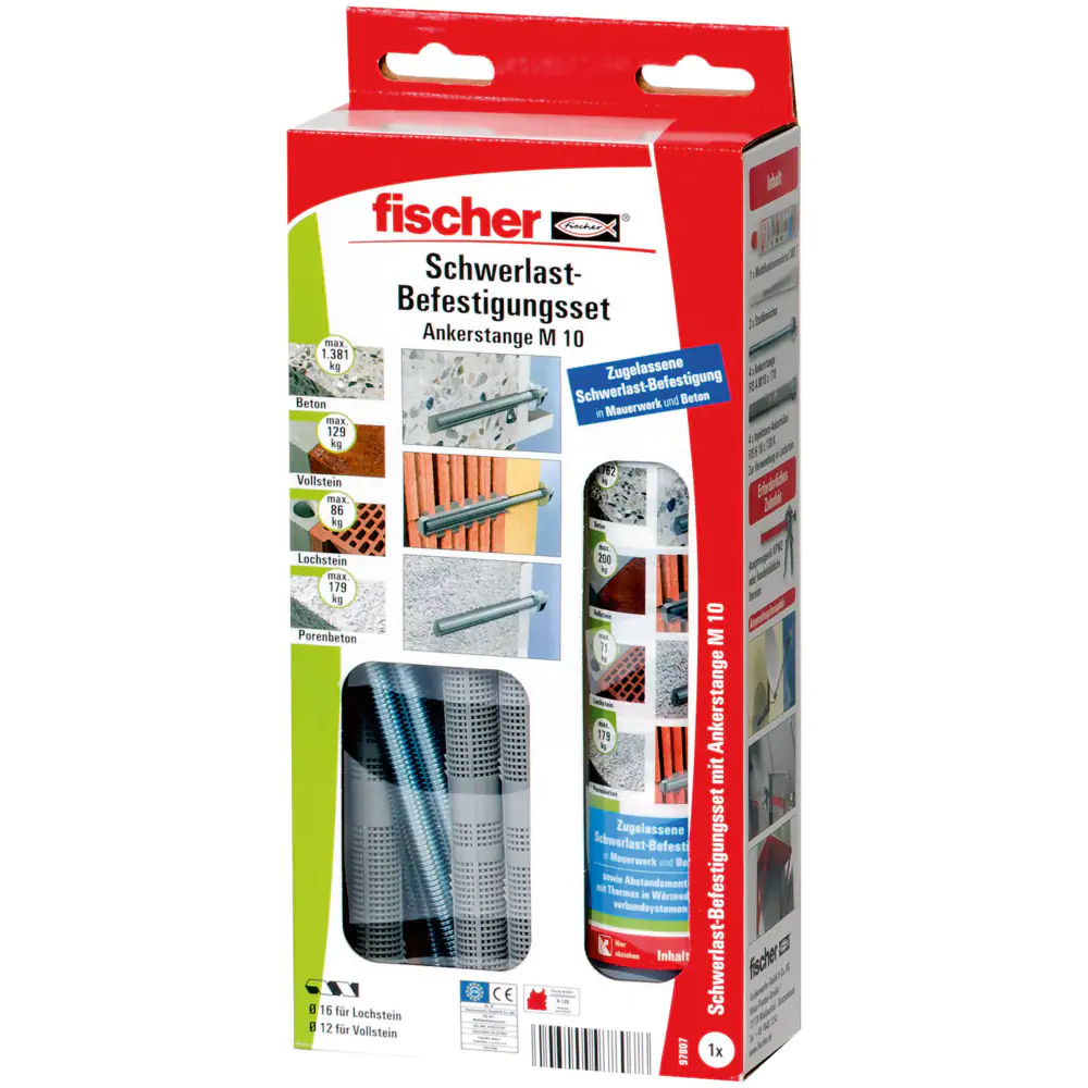 Fischer Schwerlastbefestigung-Set M10 x 170 mm