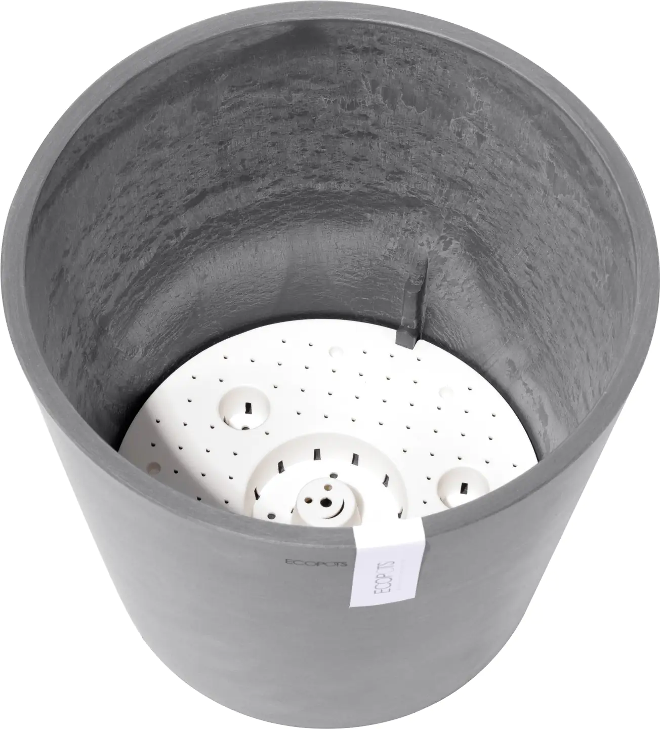 Ecopots Pflanztopf Amsterdam Ø 30 x 26 cm grau