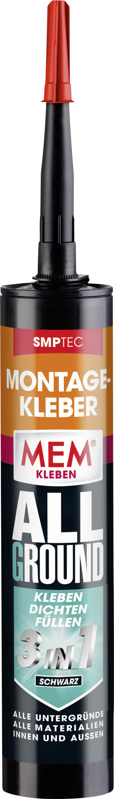 MEM Montage-Kleber Allground 3in1 430 g schwarz