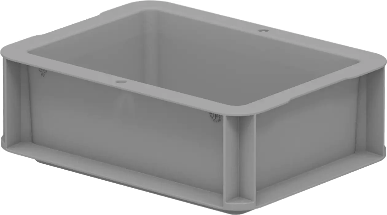 Surplus Systems Eurobox B 20 x 15 x 7 cm, 1,3 L, grau