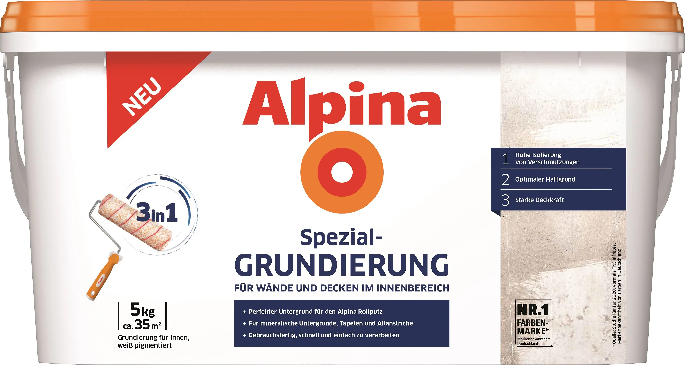 Alpina Spezial-Grundierung 3in1 5 kg weiß