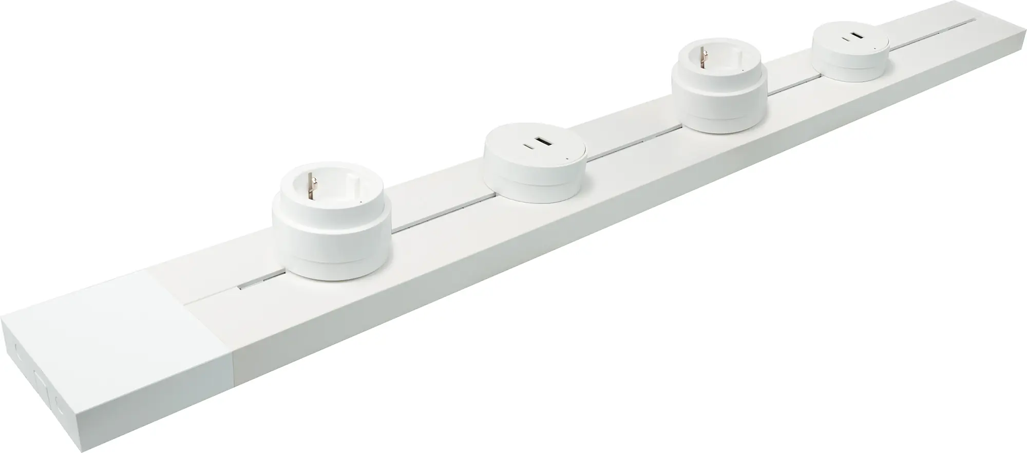 Schwaiger Modulare Stromleiste 75 cm max. 3680W weiß