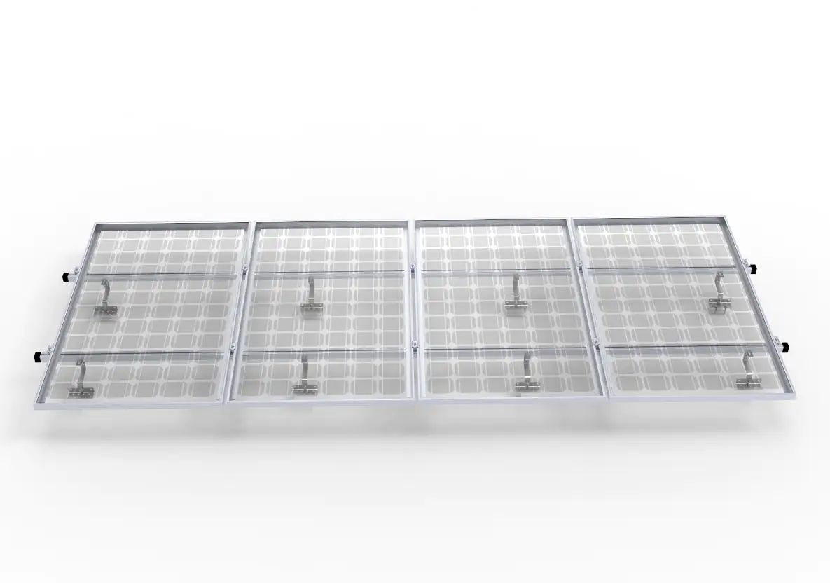 Sunlit Ziegeldach-Halterung für 4 Solarmodule 