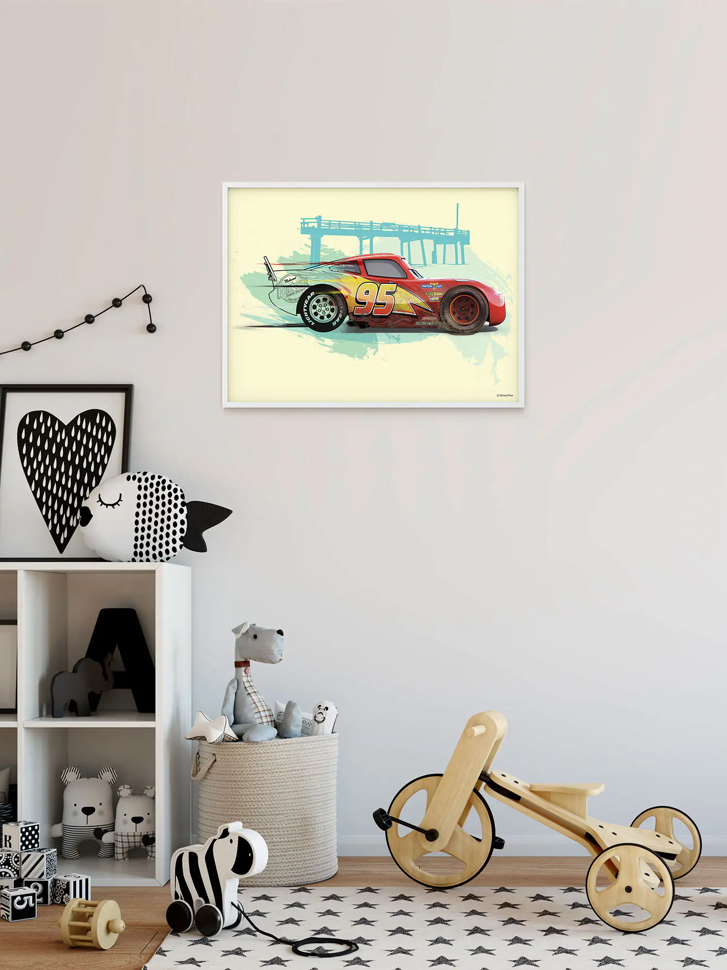 Komar Wandbild Cars Lightning McQu 70 x 50 cm