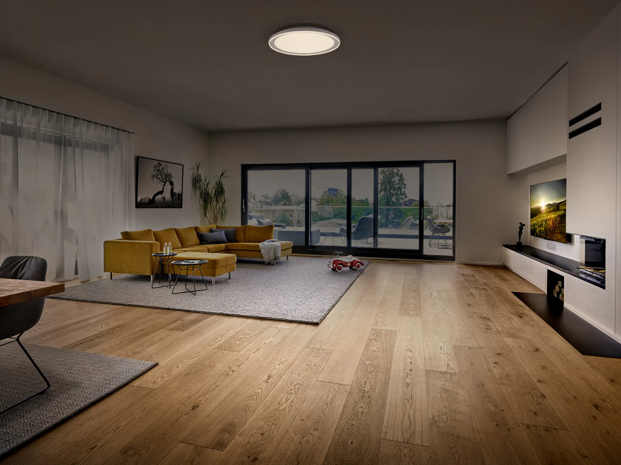 Osram LED Deckenleuchte Orbis Pederson 55 cm 36W weiß
