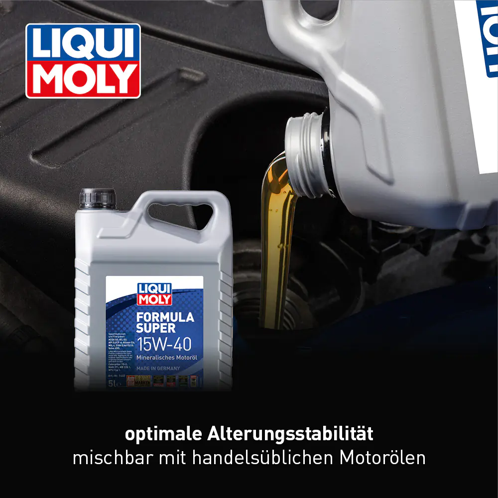 Liqui Moly Motoröl Formula Super 15W-40 Ganzjahresöl 5 L