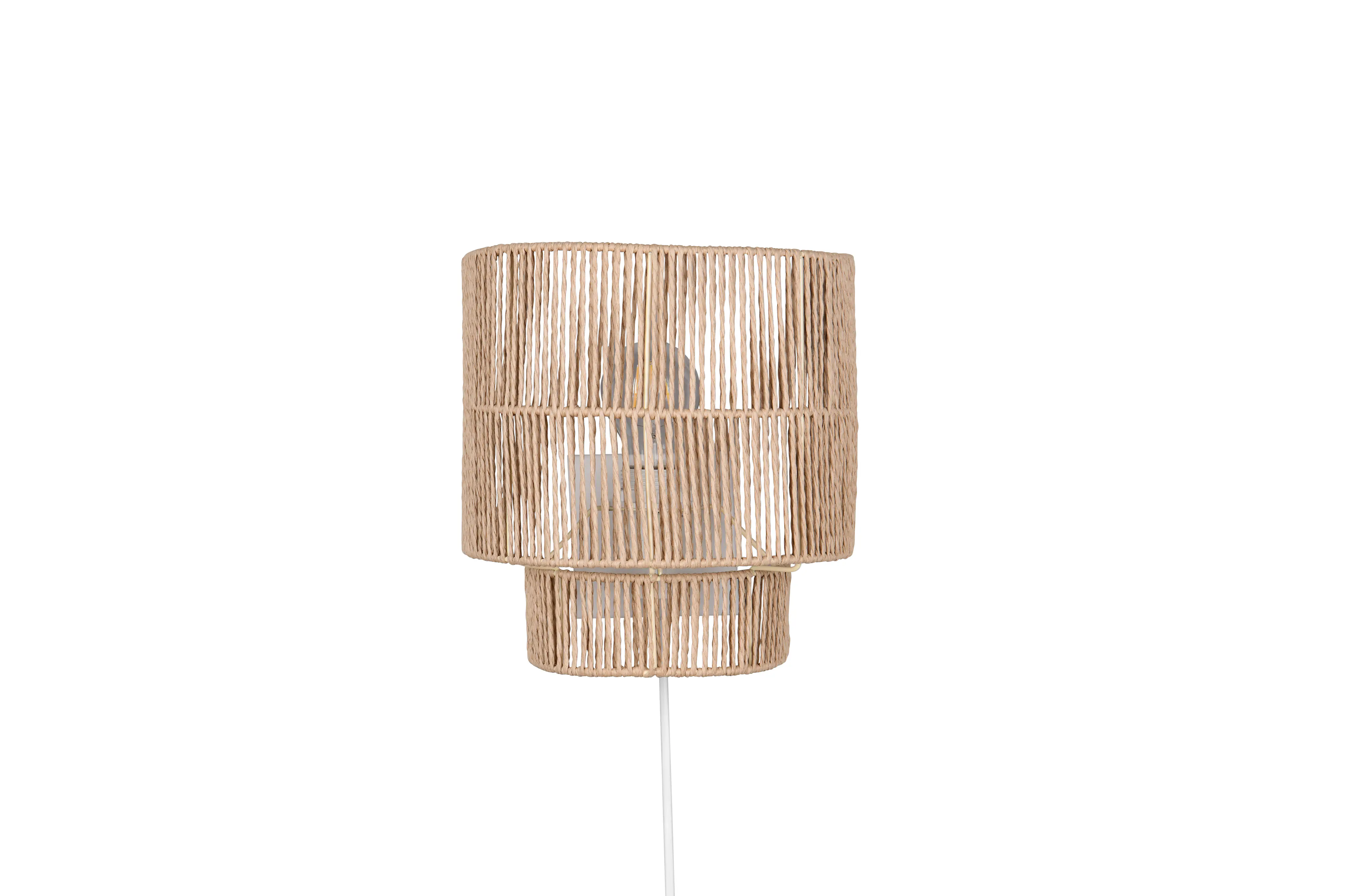 Trio Wandleuchte Satna 24,5 x 24,5 cm braun