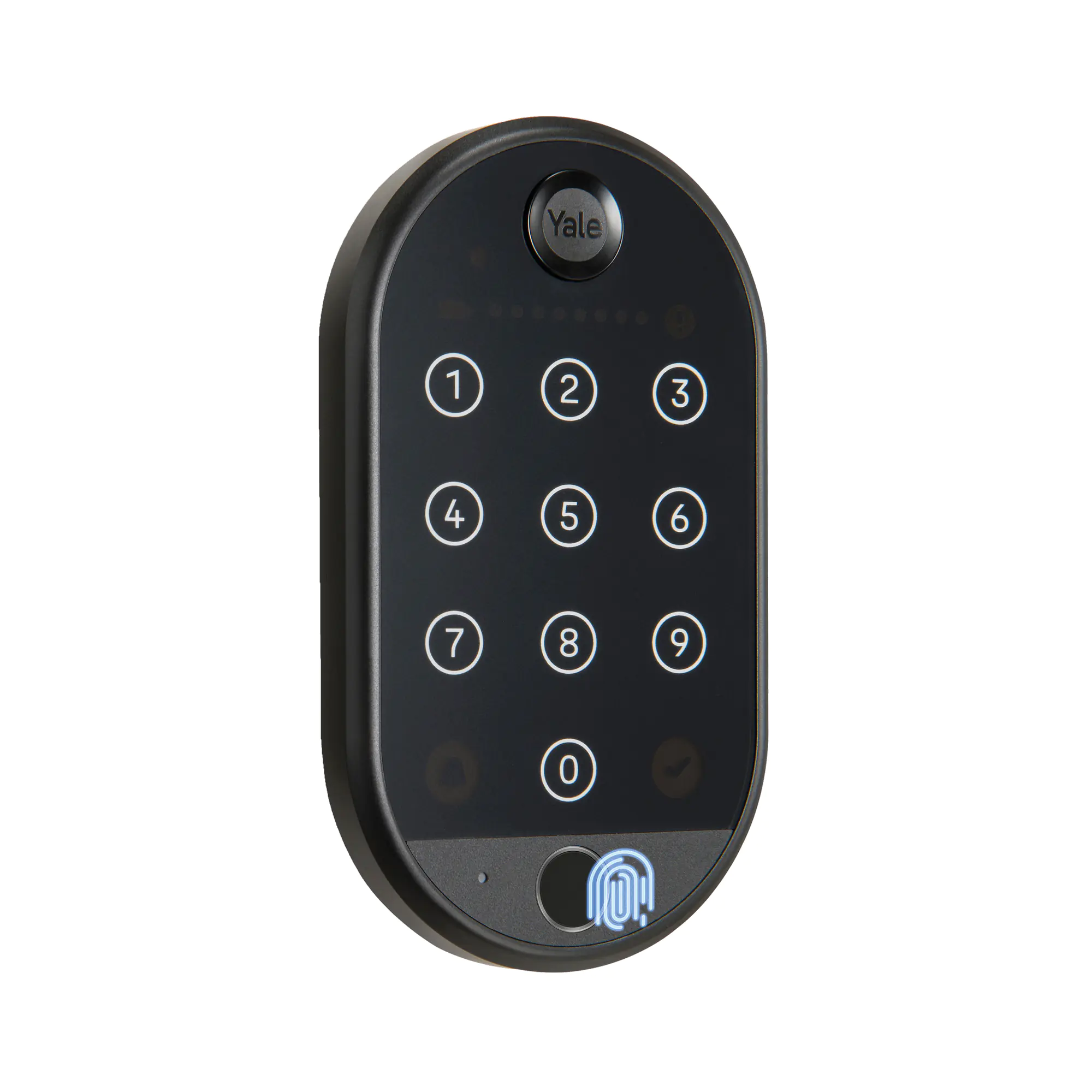 Yale Smart Türschloss Linus Smart Keypad 2 schwarz mit Fingerabdrucksensor