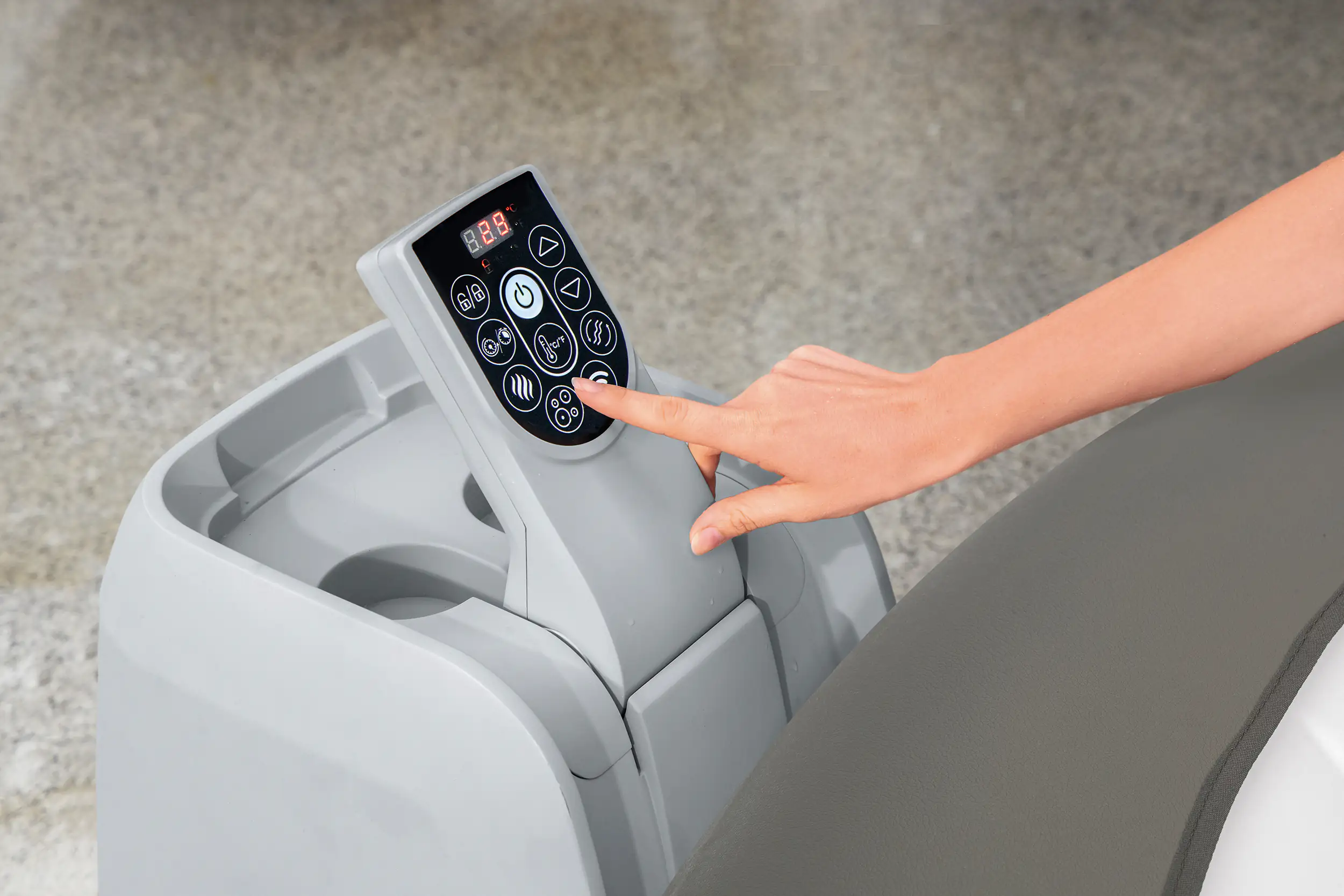 Bestway® LAY-Z-SPA® WLAN-Whirlpool Barbados AirJet 180 x 66 cm
