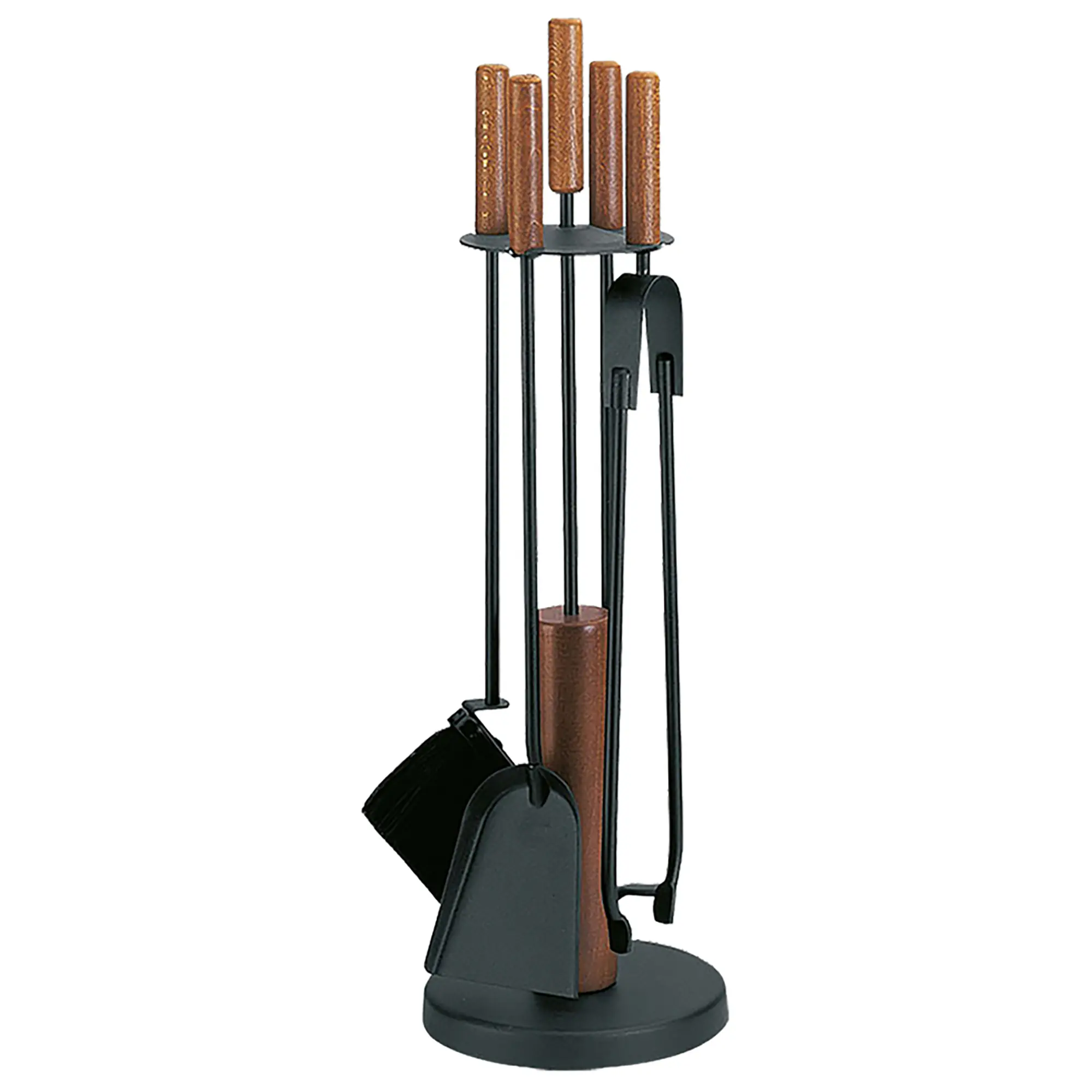 FireFix Kaminbesteck klein 5-teilig 65 x 20 cm schwarz
