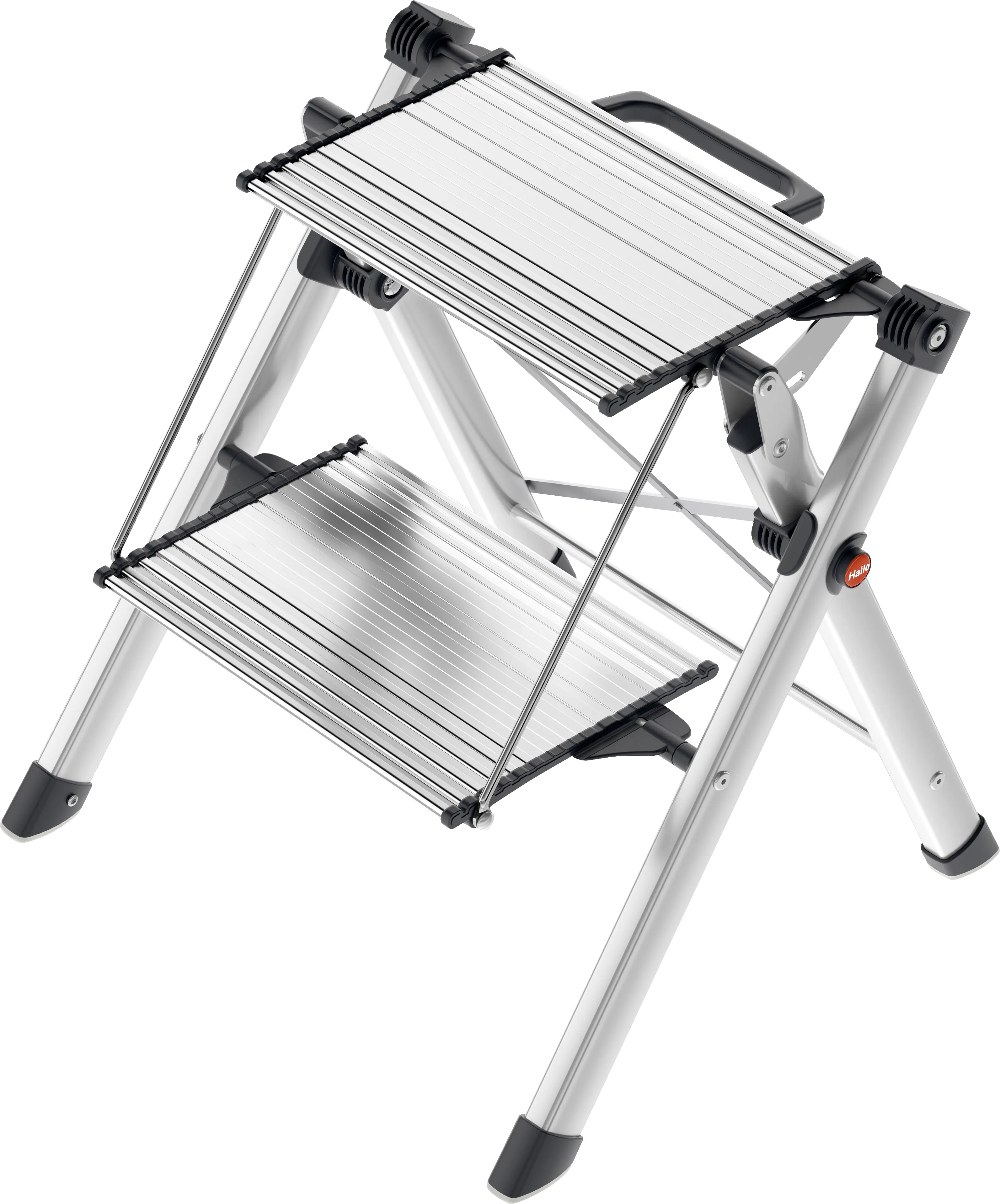 Hailo Aluminium-Komfort-Trittleiter MK80 ComfortLine 2,44 m