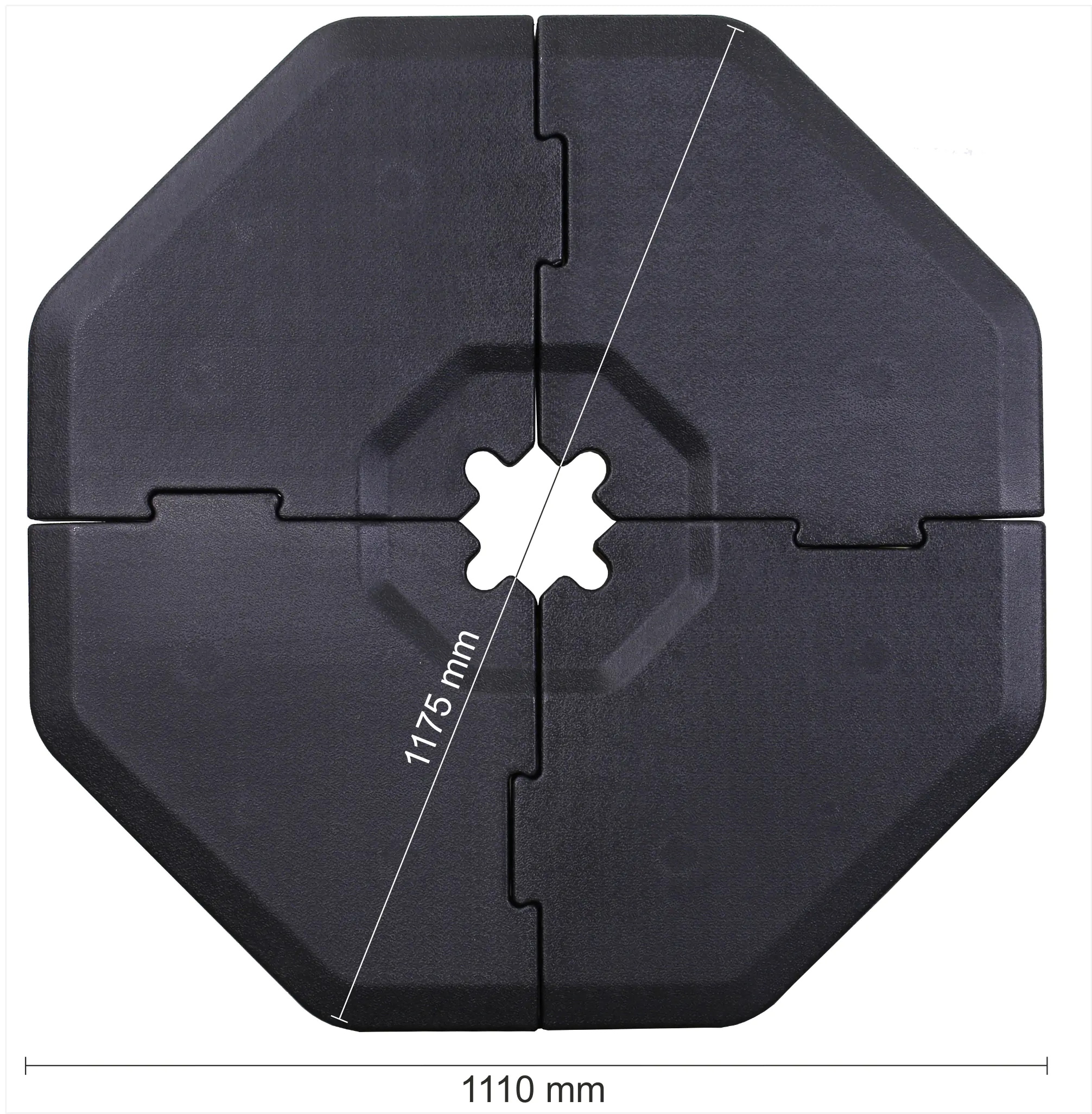 Schneider Einlegeplatten für Ampelschirme 4er-Set