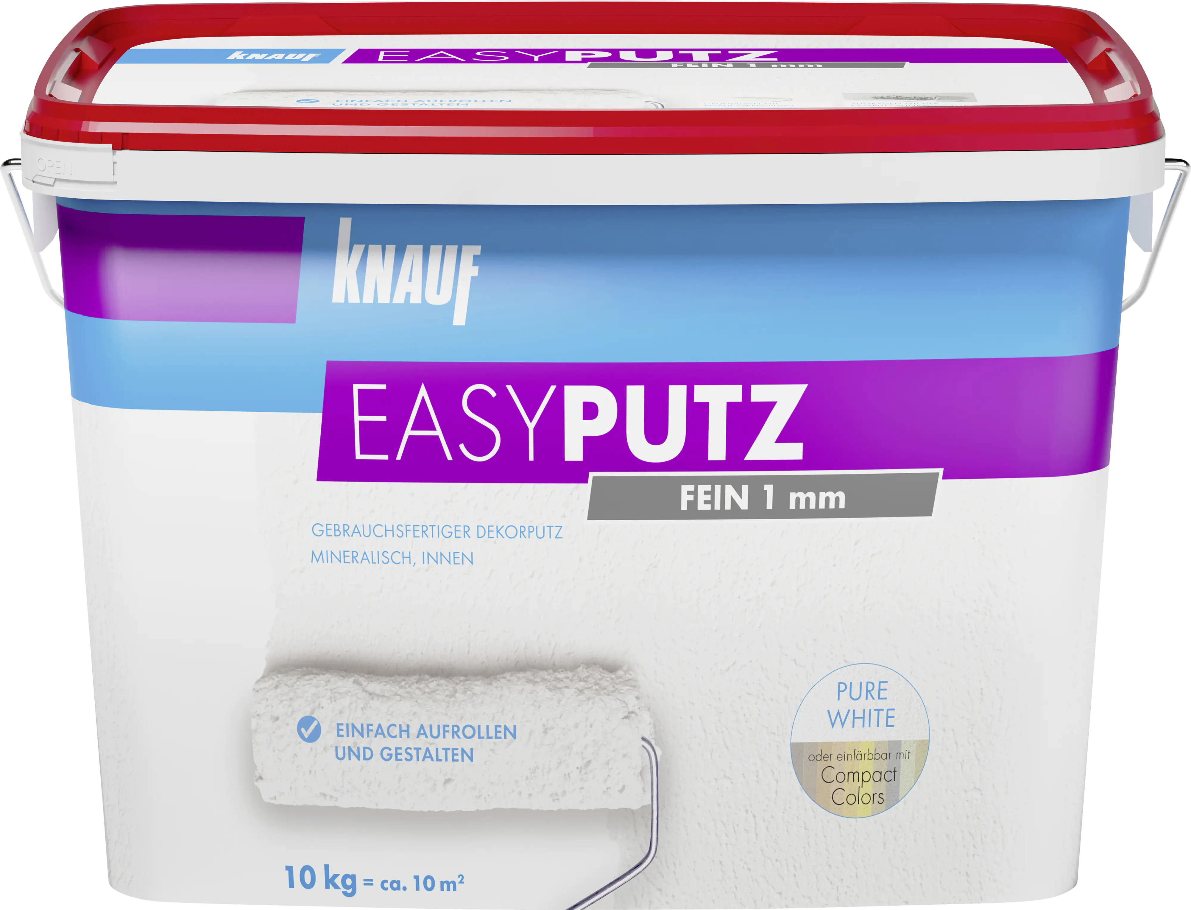 Knauf EasyPutz Streichputz 10 kg 1 mm fein schneeweiß