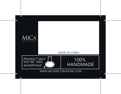 Mica Vase Boaz lila Keramik 30 x 11 cm