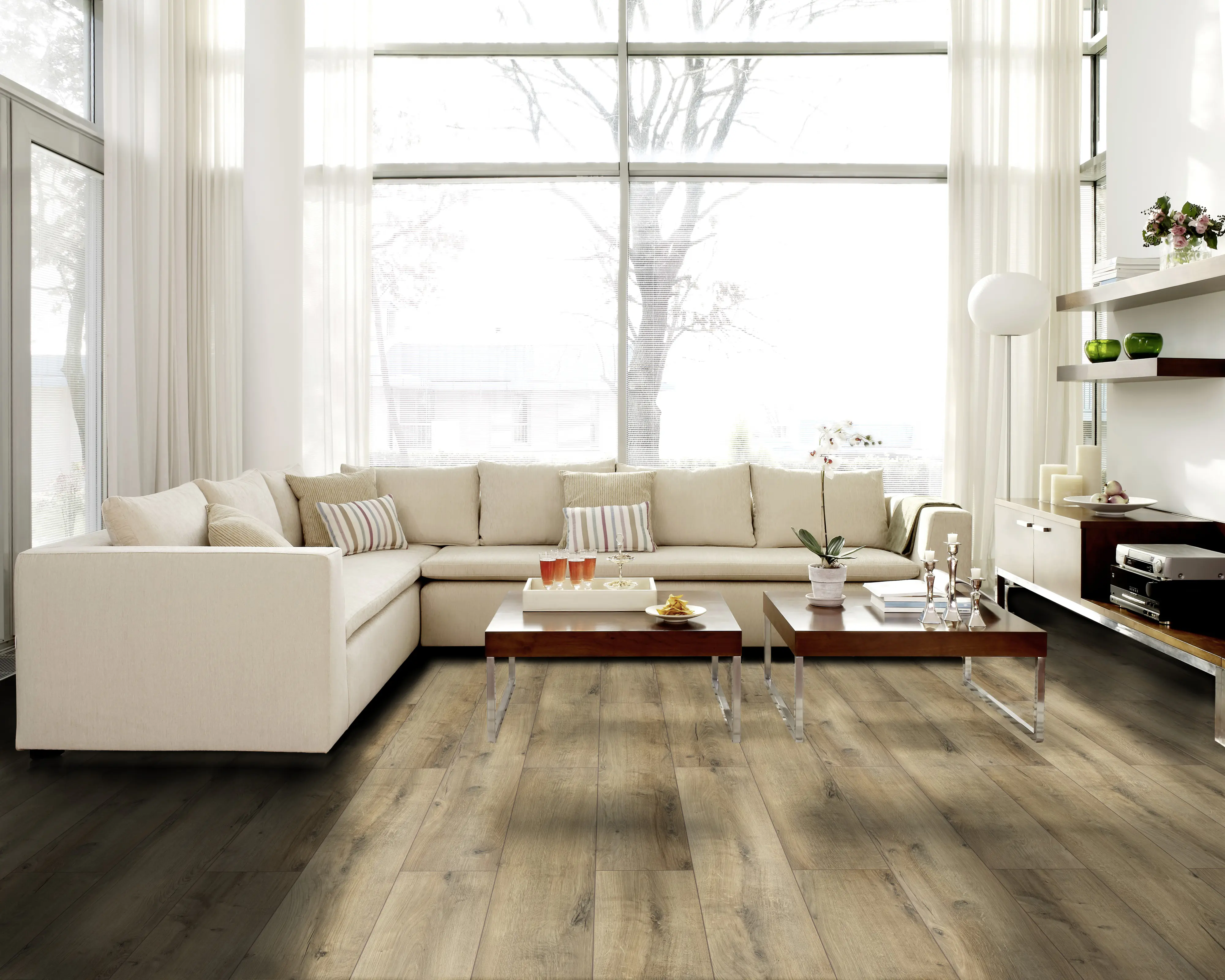 Classen Laminat Megaloc Aquaprotect 128,5 x 19,2 cm 8 mm Oak natural grey