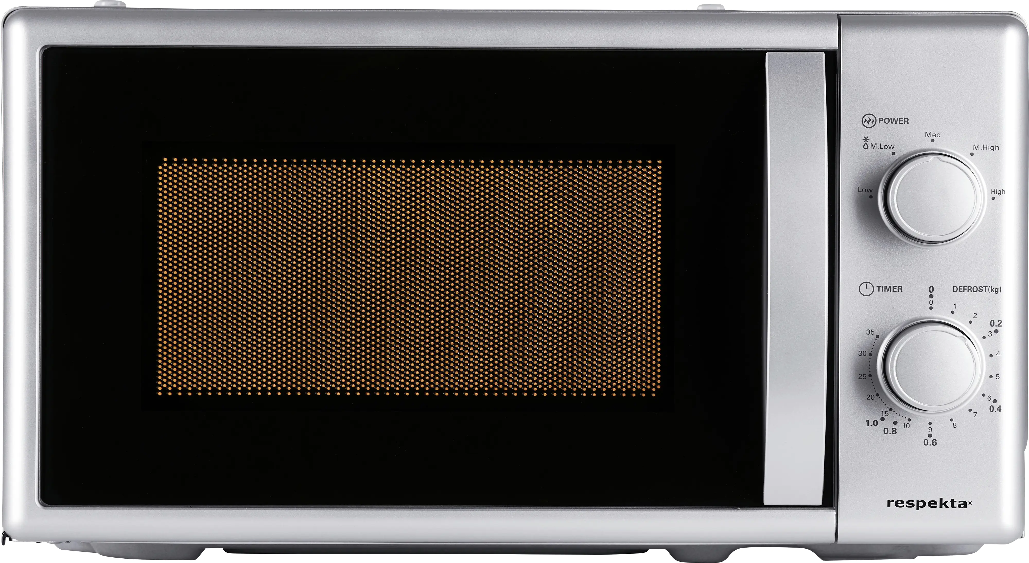 respekta Unterbau-/Stand-Mikrowelle MW700 700 Watt, 20 Liter Garraum