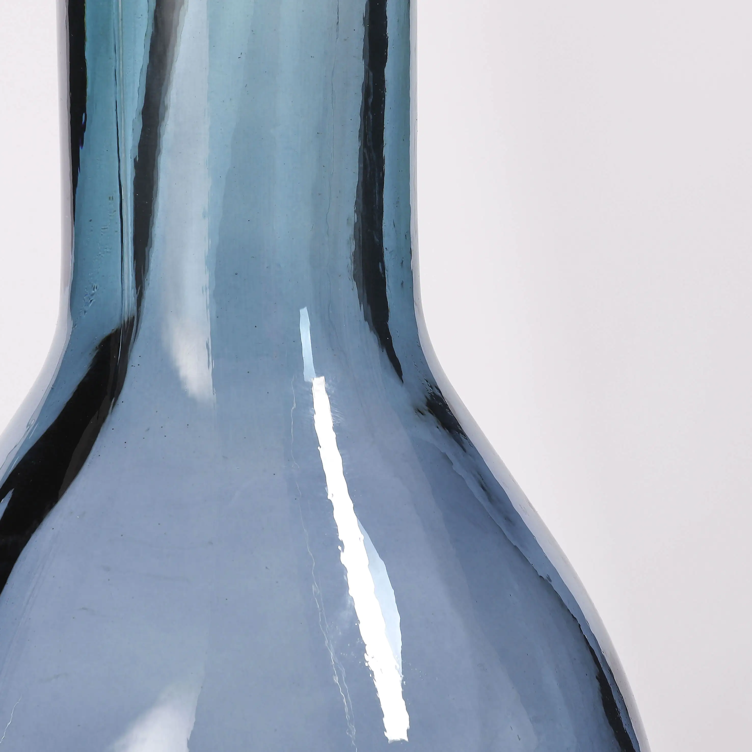 Mica Flasche Rioja Glas hellblau 75 x Ø 18 cm