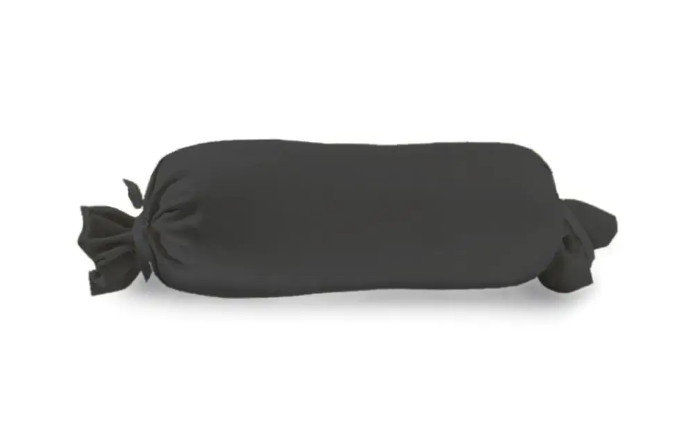 Vario Kissenbezug Jersey für Nackenrolle, schwarz, 15 x 40 cm