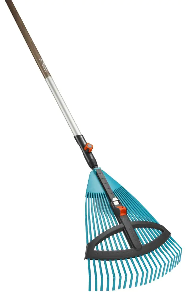 Gardena Verstellbesen combisystem mit Holzstiel 35 - 52 cm Arbeitsbreite