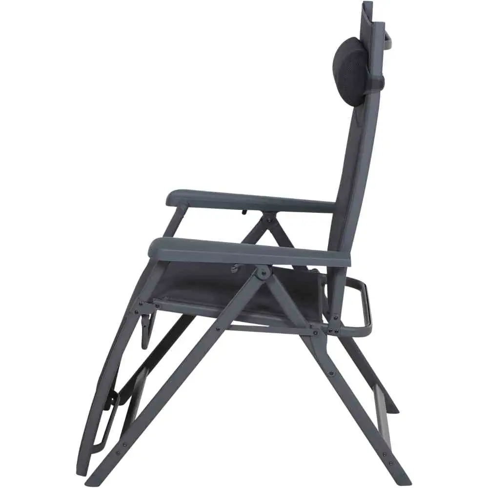 Siena Garden Camping Relaxstuhl Premium anthrazit