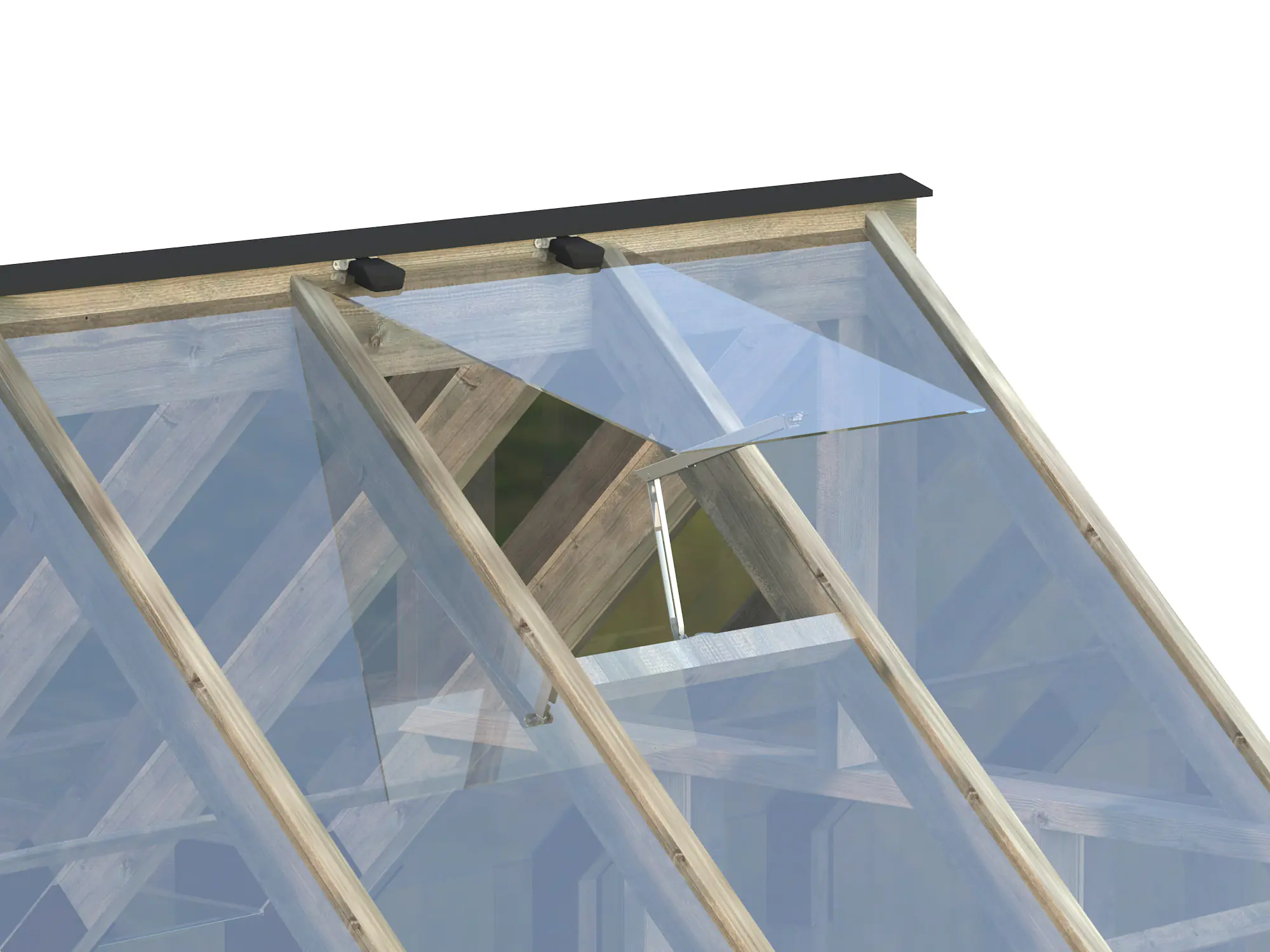 Palmako Gewächshaus Emilia 240 x 363 cm 8,2 m² 4 mm Glas 