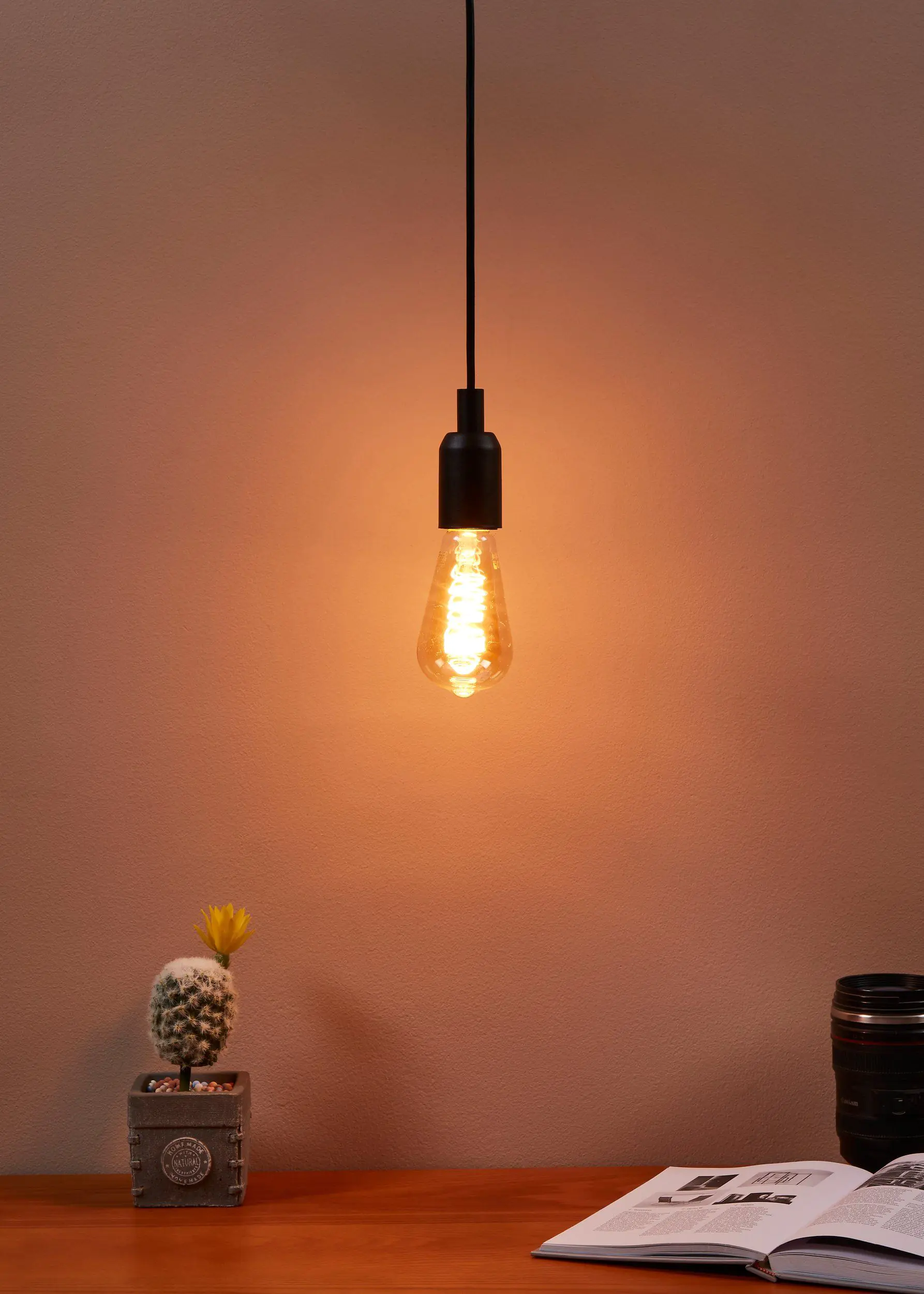 Eglo LED Deko Leuchtmittel Edison ST64 E27 4W amber 2000K