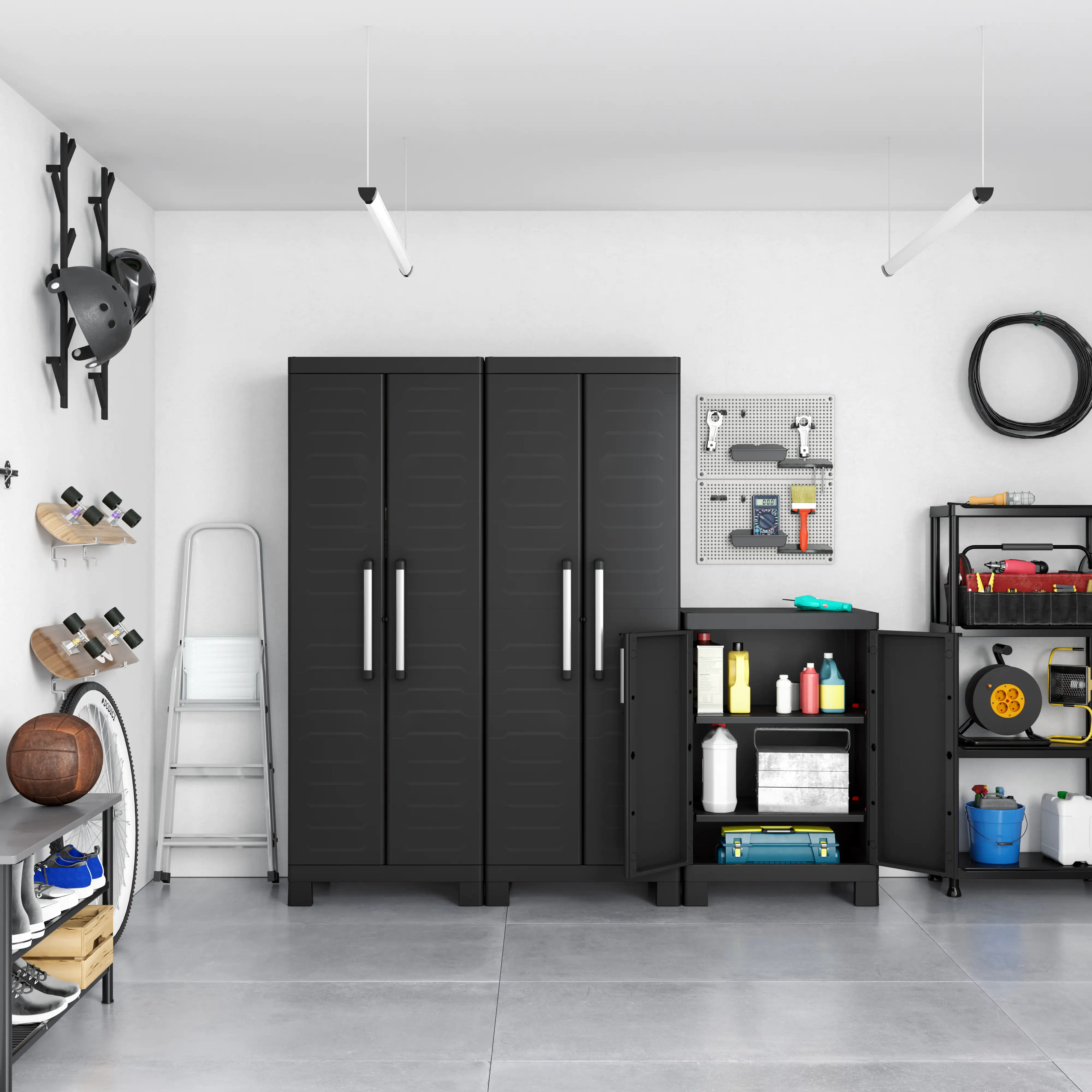 Keter Kunststoffschrank Detroit niedrig 65 x 45 x 97 cm