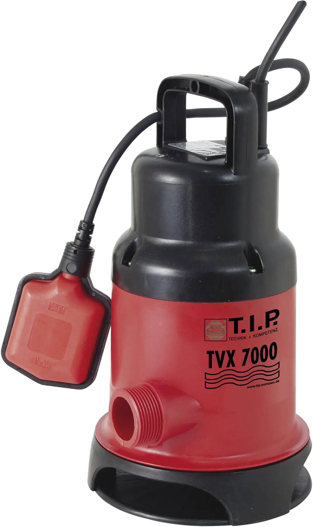 T.I.P. Klar-/ Schmutzwasser Tauchpumpe TVX 7000 l/h 5 m 300 Watt