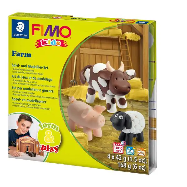 Fimo Modelliermasse kids form & play Farm