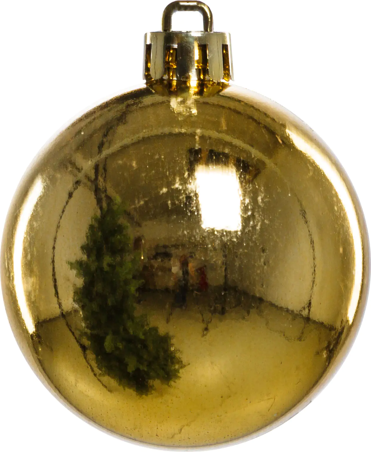 TrendLine Weihnachtskugeln bruchfest, langlebig Ø 6 cm gold 25 Stück