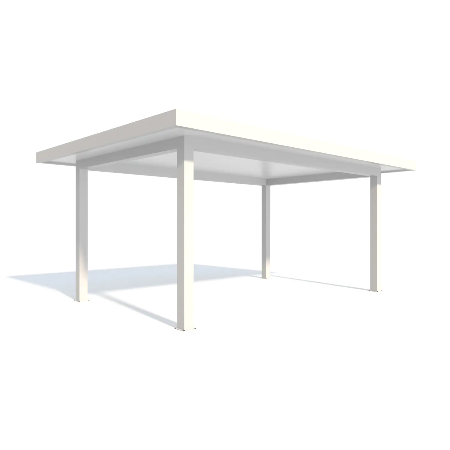Carport Style 500 x 600 cm weiß