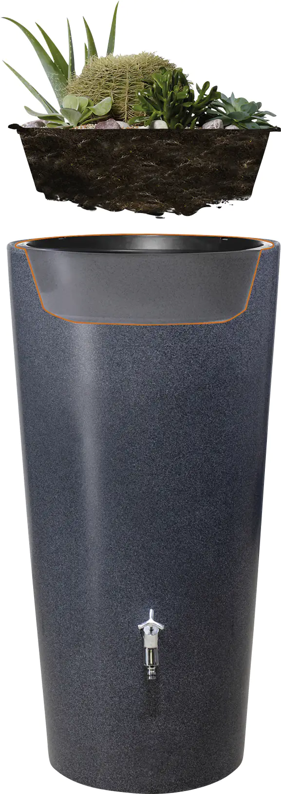 Garantia Regenspeicher Stone 2in1 210 L graphite grey