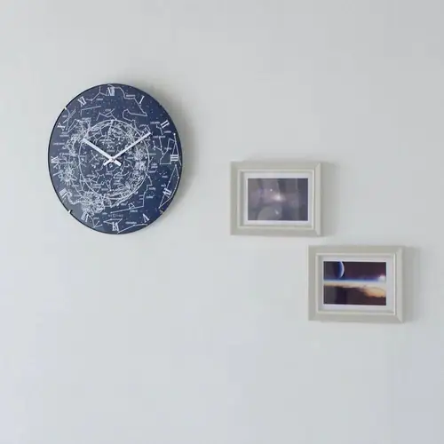 Nextime Wanduhr Milky Way Dome Ø 35 cm