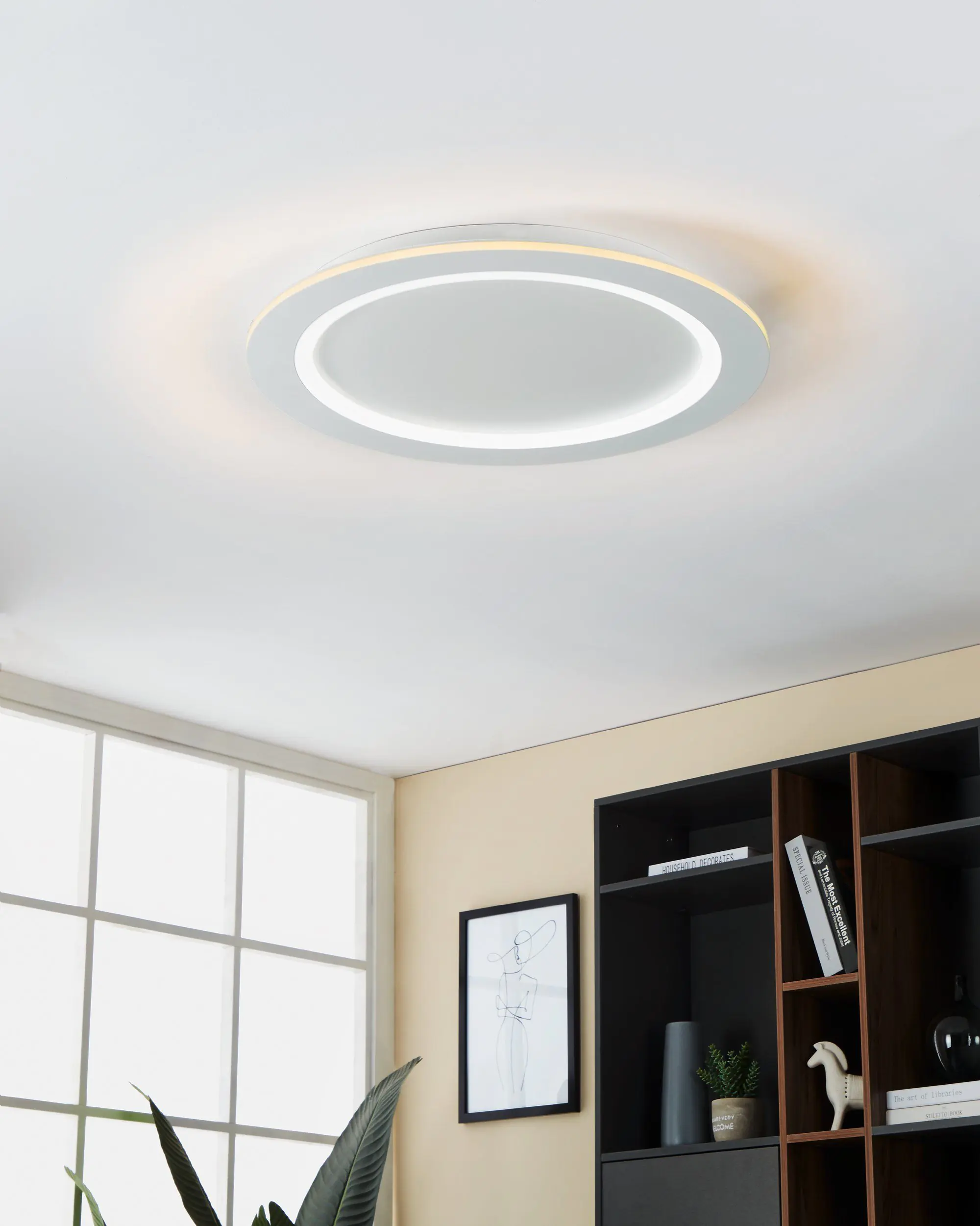 Eglo Connect LED Deckenleuchte Padrogiano-Z weiß Ø 59,5 cm