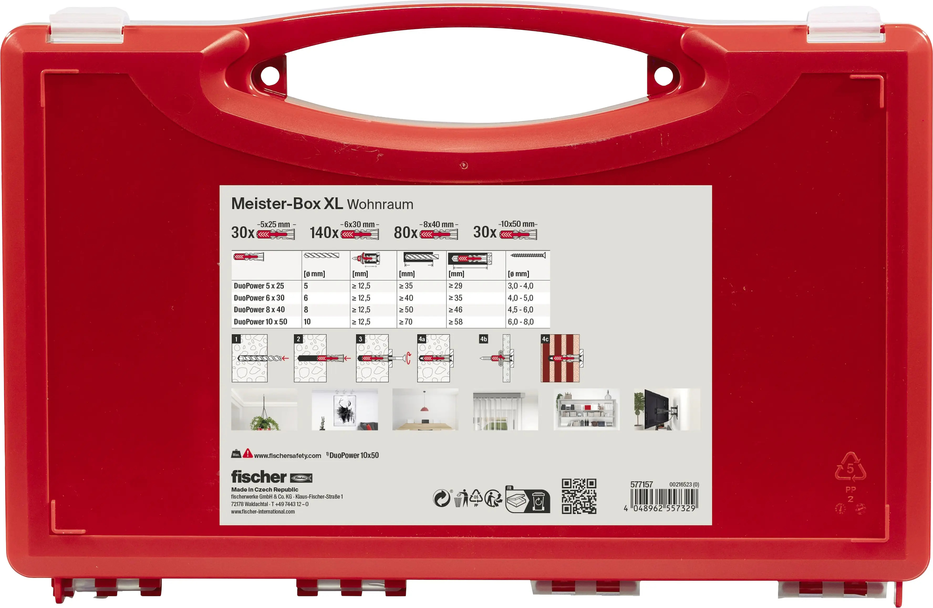fischer Meister-Box XL Wohnraum - 280 Teile
