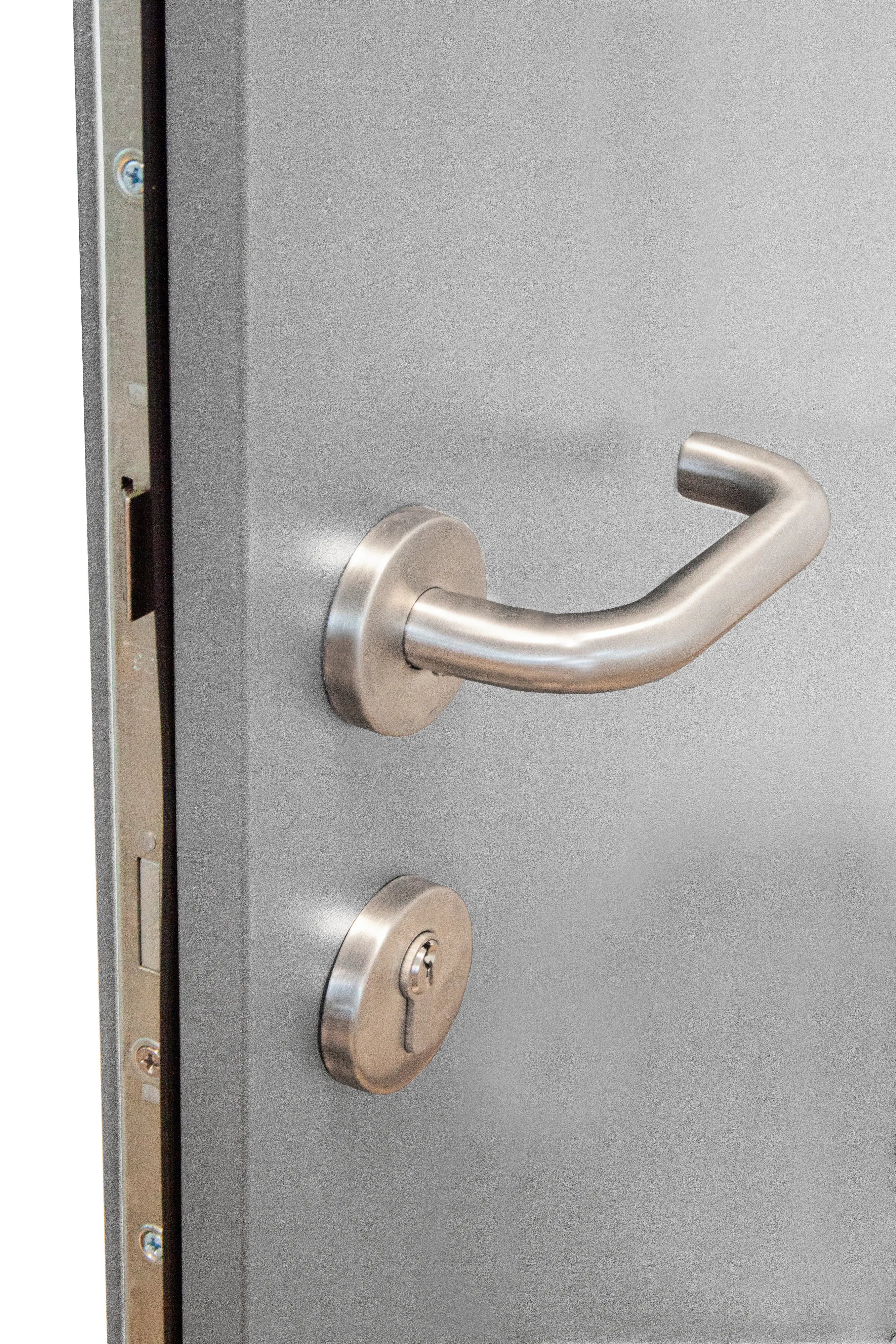 Splendoor Haustür Passivedoor Premium B05 Grau DIN Links 100 x 210 cm